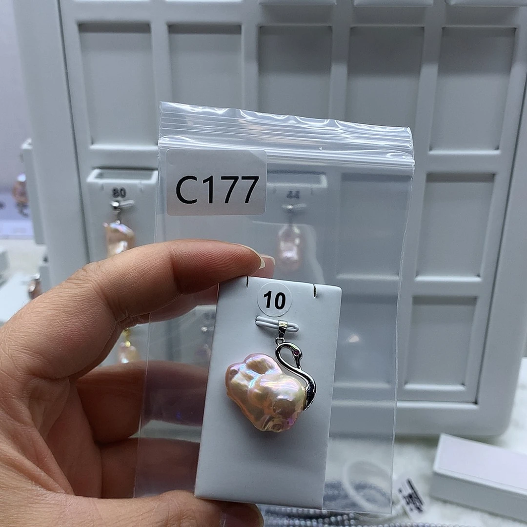 吊坠(不含链)淡水珍珠合金