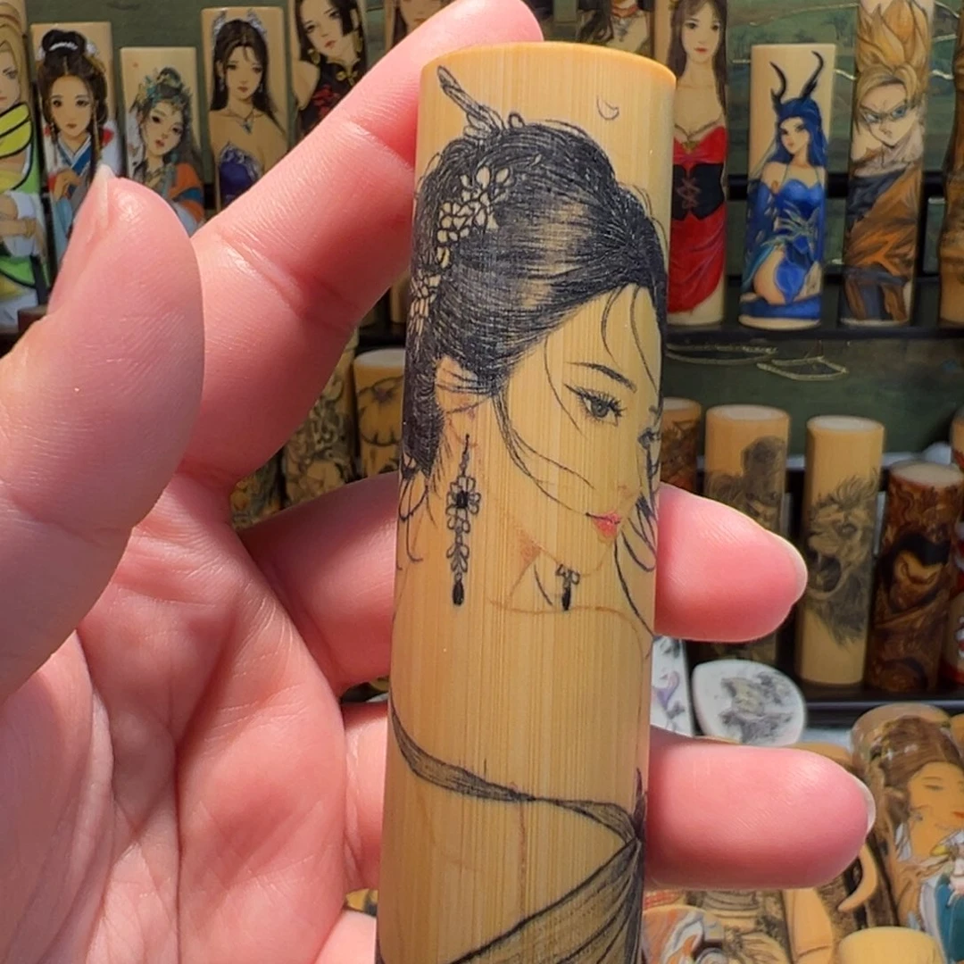 ?****?手工针刺线条美背