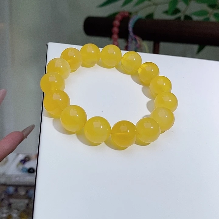 手链蜜蜡未镶嵌13.7mm