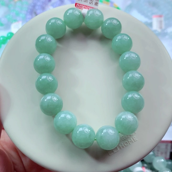翡翠未镶嵌手链卡12.6