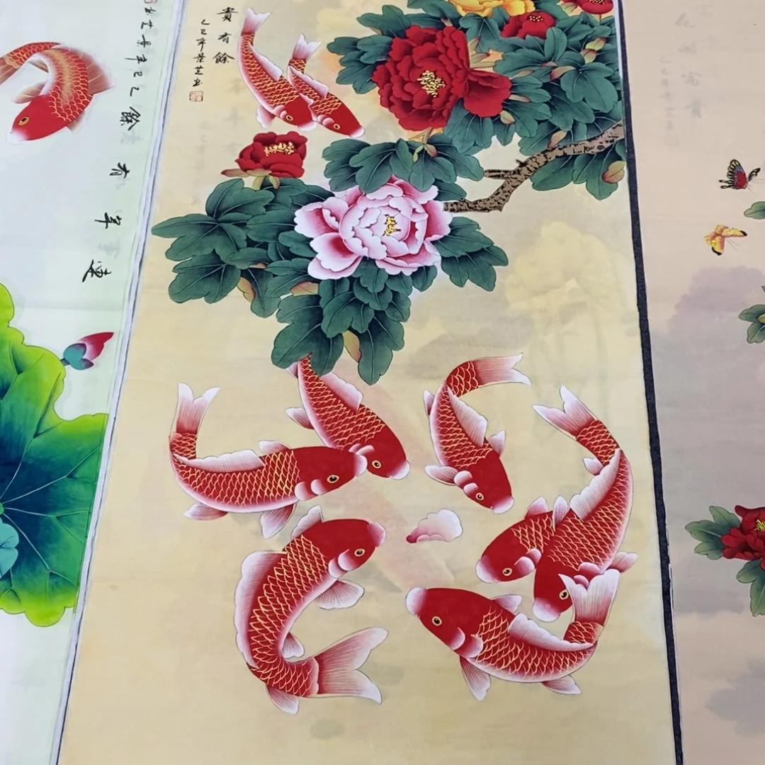 国画140✖️70工笔画画画画画画