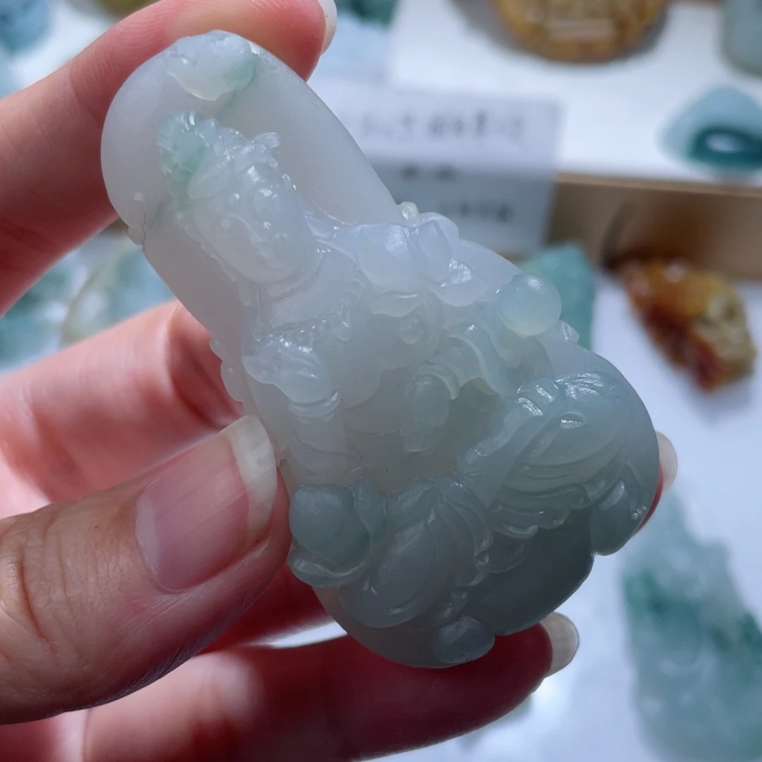 定制翡翠未镶嵌毛货