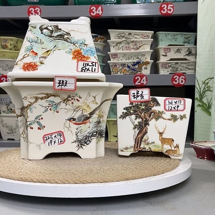 紫砂紫砂花盆8585