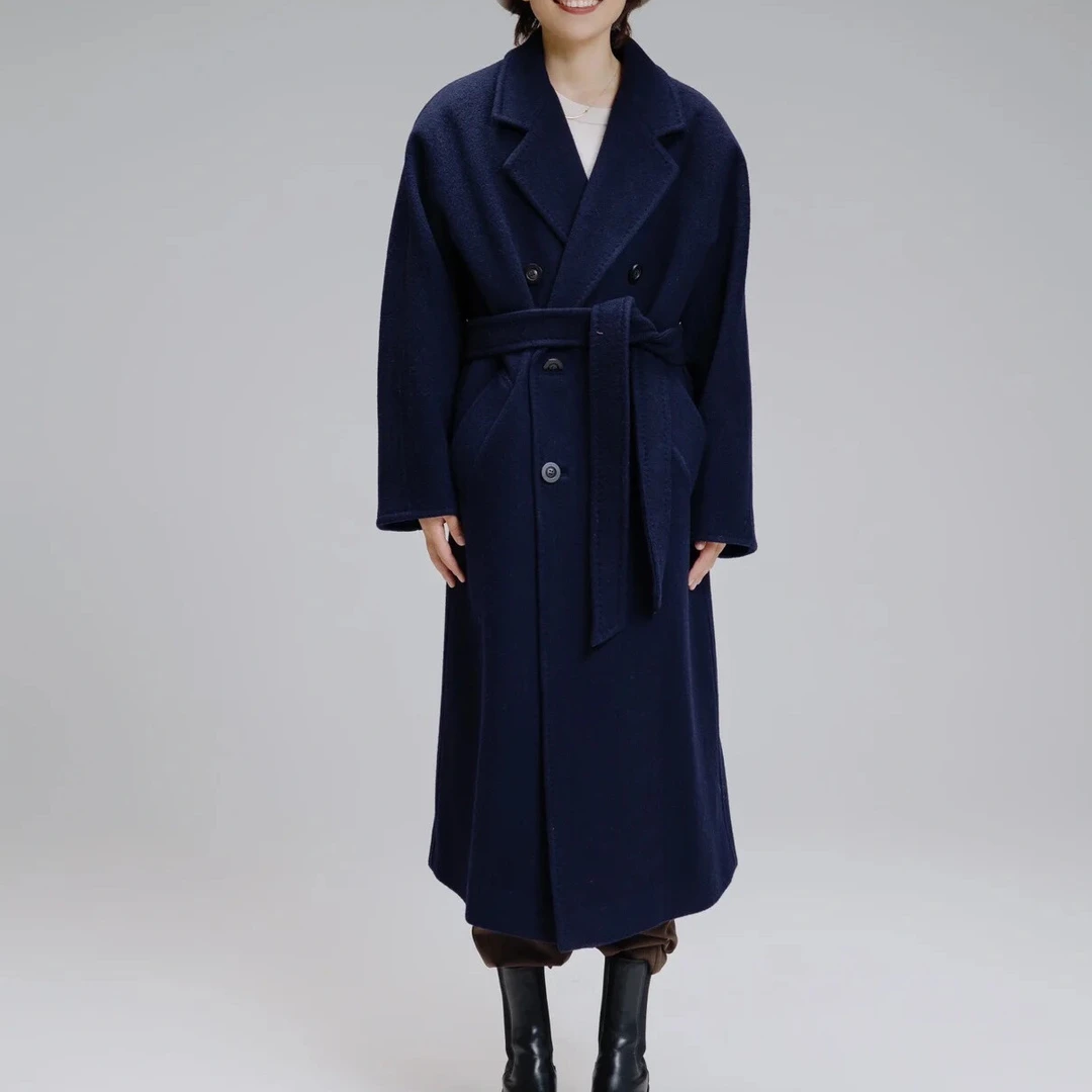 99新 MaxMara 101801毛呢大衣外套/36码/Xsp32823