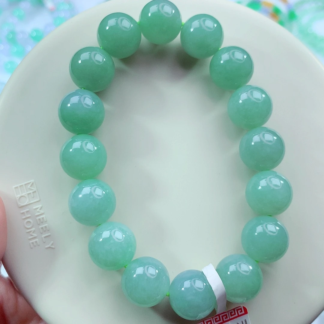 翡翠未镶嵌手链卡12.4