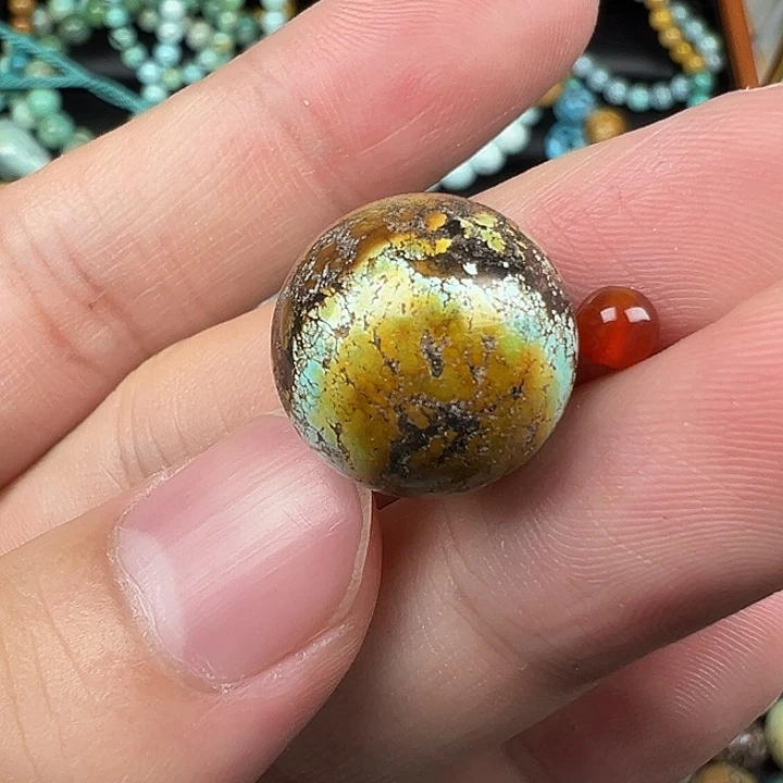 南红玛瑙未镶嵌配饰卡15.9