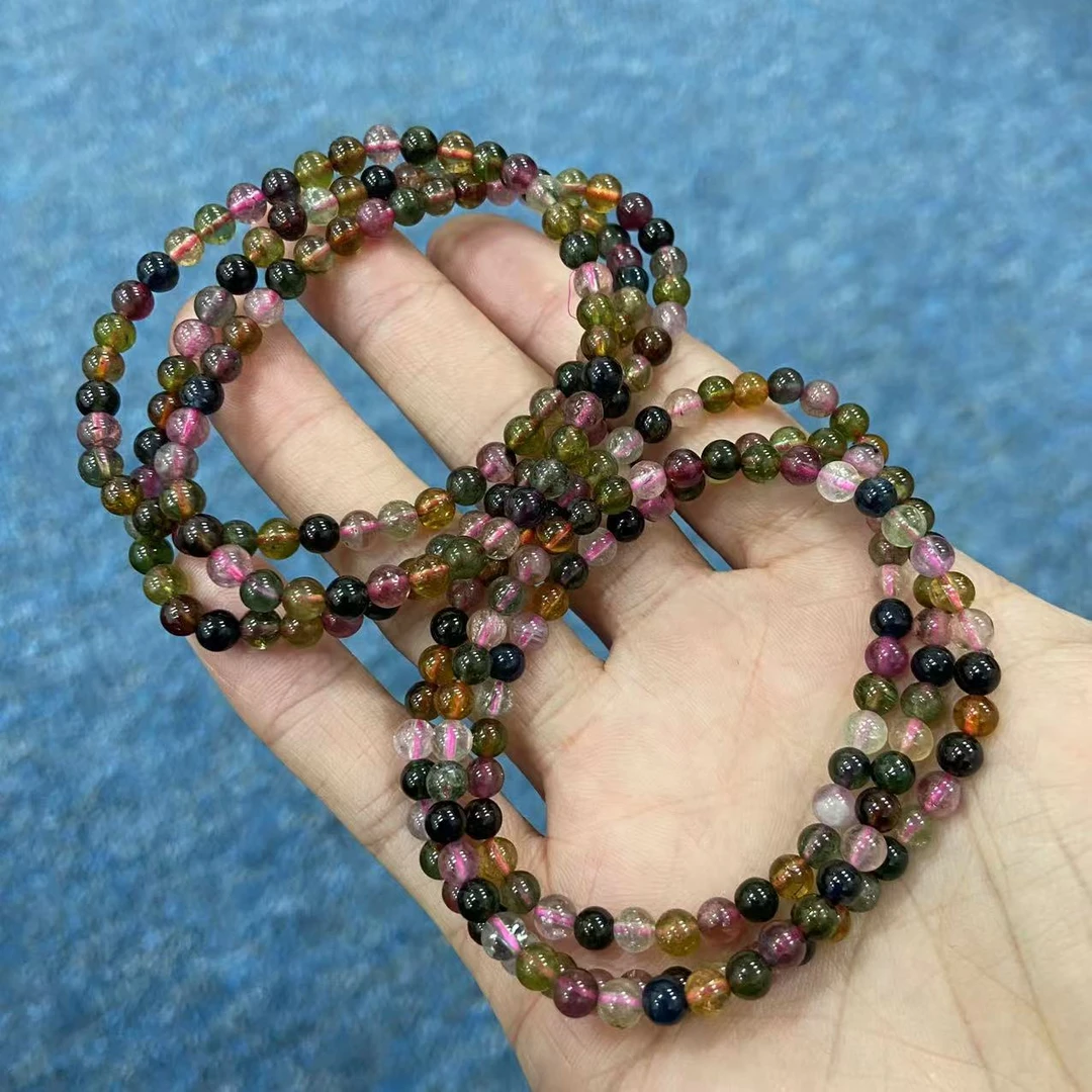 【举石珠宝】T0107-1007-217碧玺珠串（一件/多样性发/约4mm）I