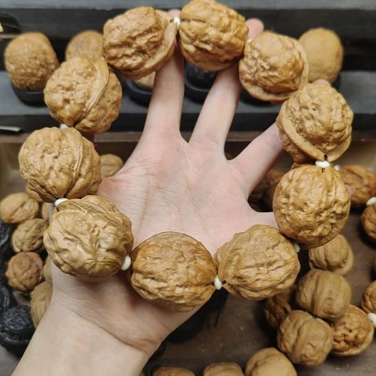 吊坠文玩核桃18金玉满堂35