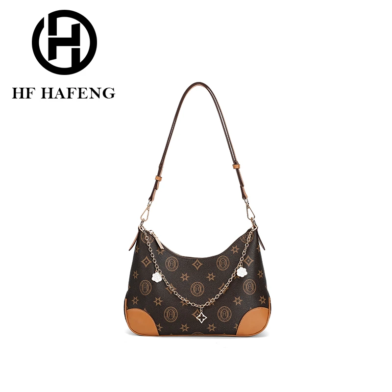 【HF HAFENG】哈芬腋下2025新款女包百搭斜挎单肩包高级女士通勤包