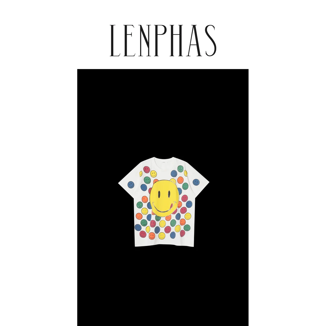 【LENPHAS】笑脸印花短袖T恤