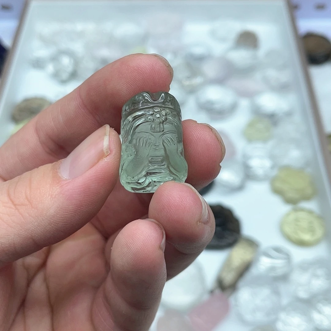 水晶吊坠(不含链)未镶嵌