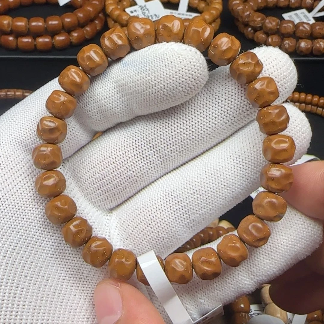 手串紫金鼠9.0mm实心奶酪（黄金甲）