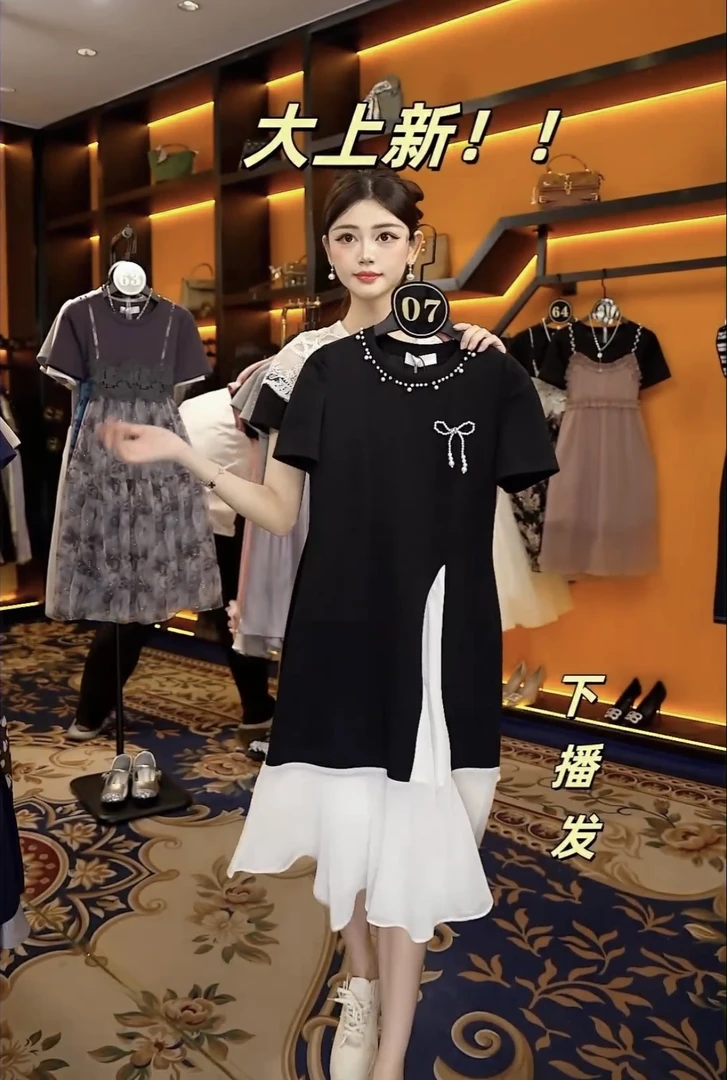 【linda】【7】小香风气质时尚百搭黑色复古小众设计师JC-A3364