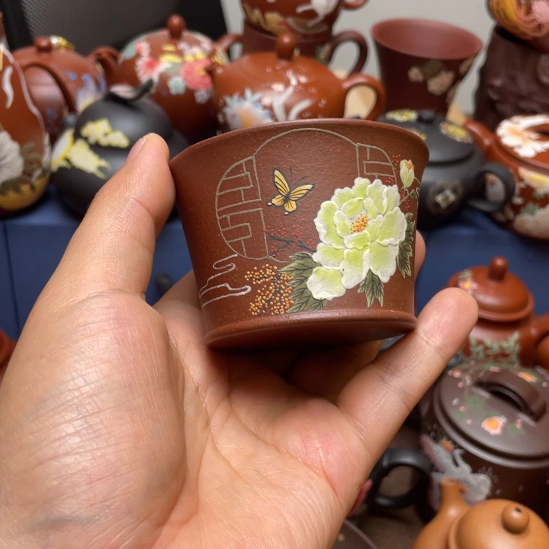 茶杯紫砂紫砂主人杯100cc
