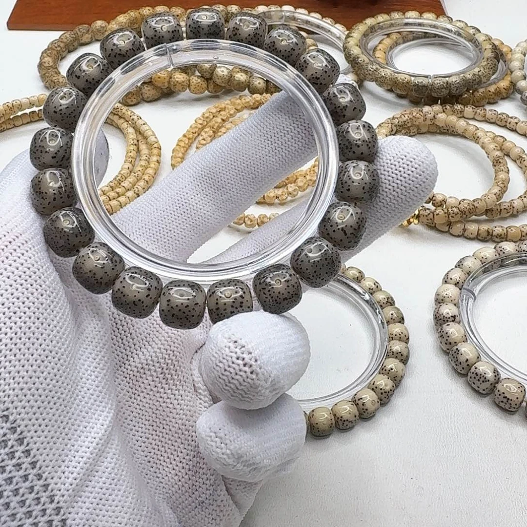 星月菩提吊坠35梵天黑冰针尖星11左右单圈