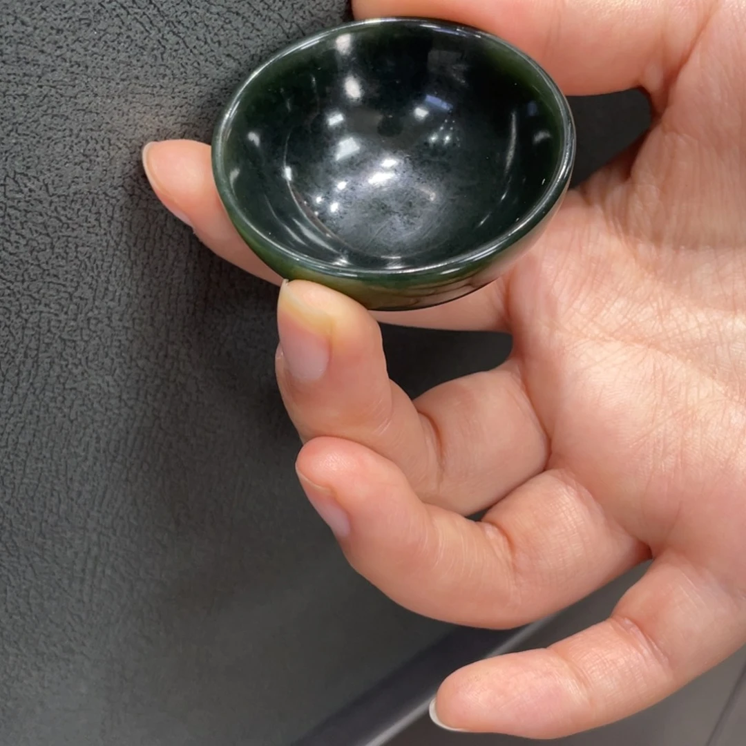 未镶嵌和田玉摆件和田玉茶杯未镶嵌