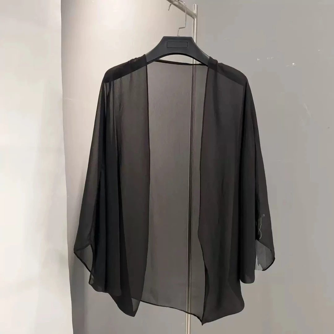 设计感超仙气质薄款防晒开衫女夏季配吊带裙子罩衫外搭小披肩9876