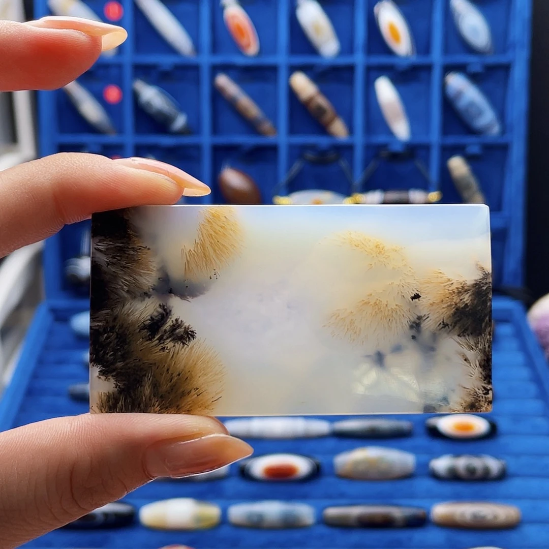 未镶嵌玛瑙/玉髓珠宝半成品