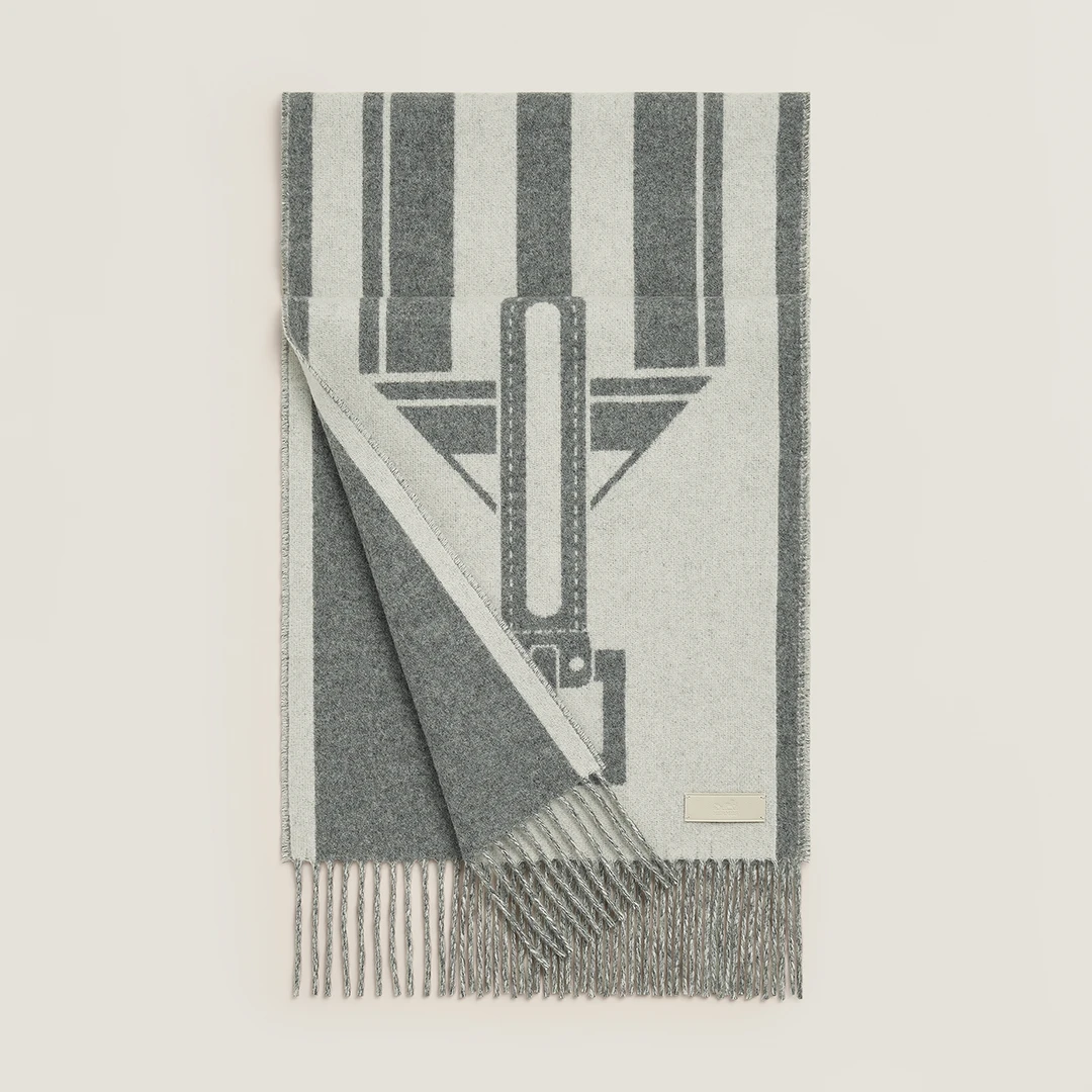 全新未使用 Hermes/爱马仕 p/新款羊绒围巾