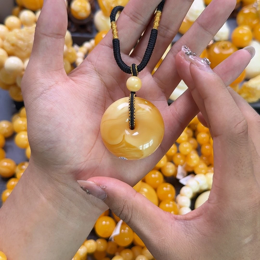 未镶嵌蜜蜡珠宝奇石平安扣