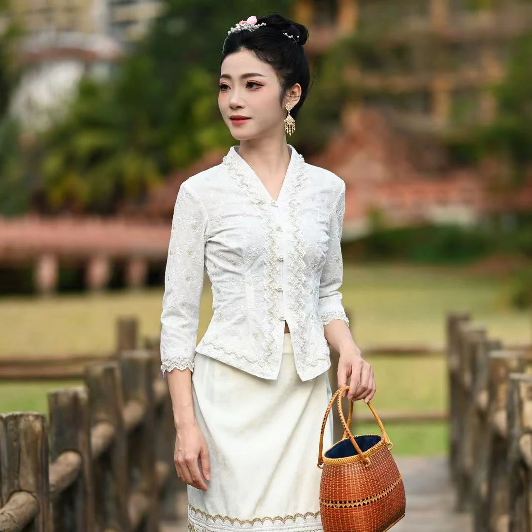 隋金金云南西双版纳隋金金原创傣装少数民族民族风气质女装新款