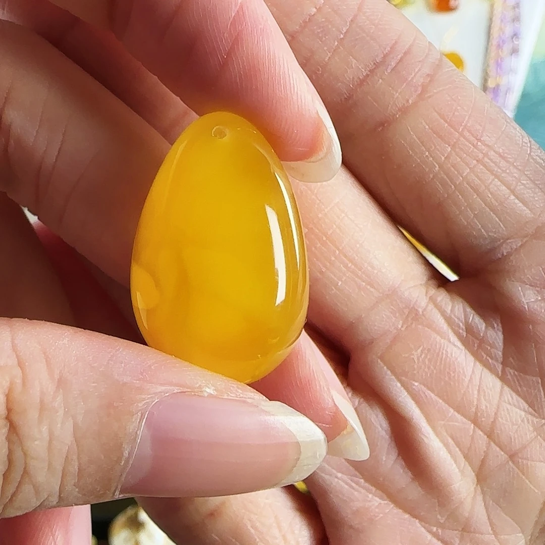 蜜蜡未镶嵌颈饰蜜蜡小水滴