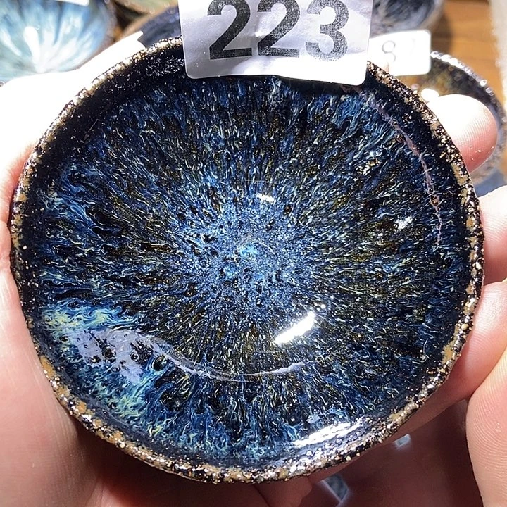 茶盏龙窑柴烧柴烧落灰