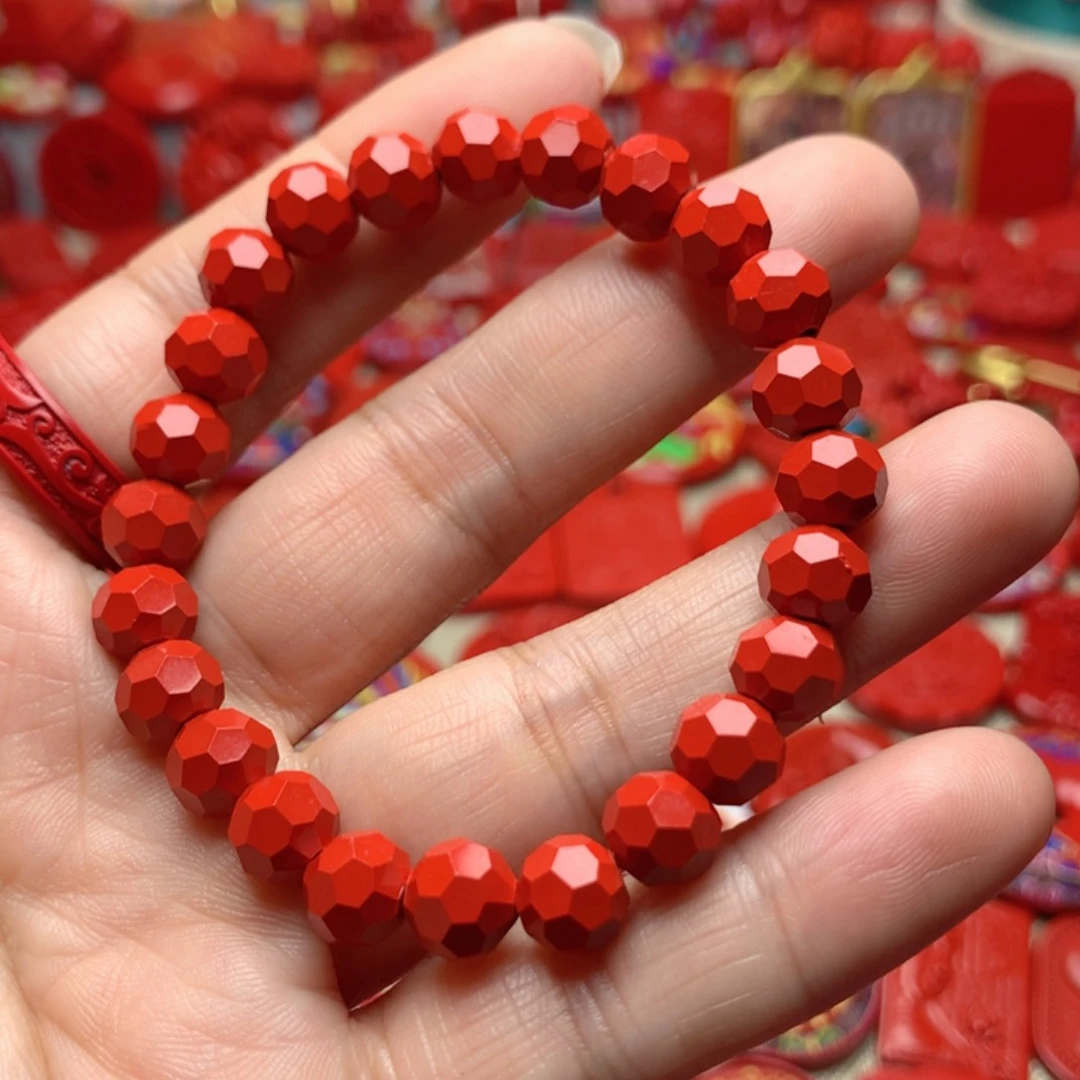 天然辰砂工艺品朱砂手串