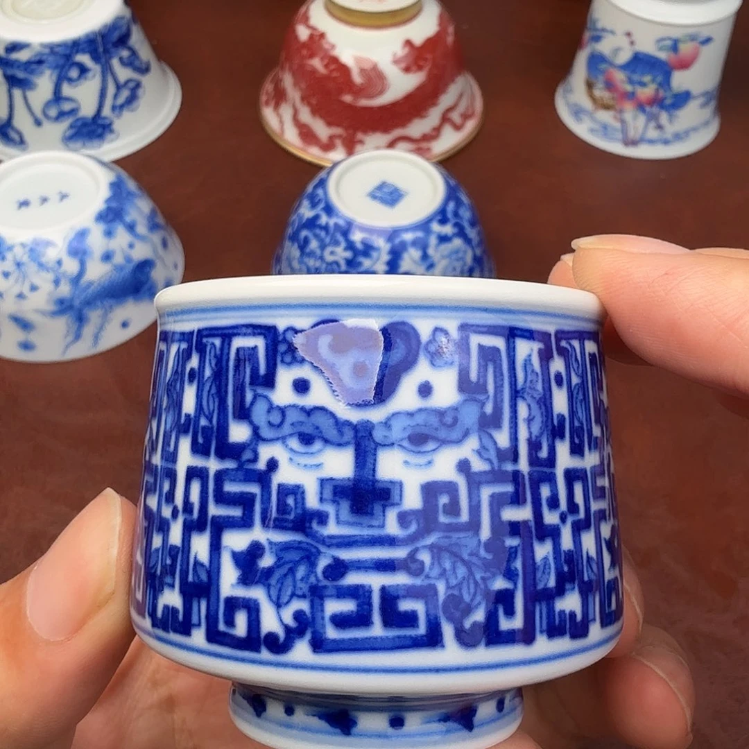 现代景德镇全手工全手绘茶具