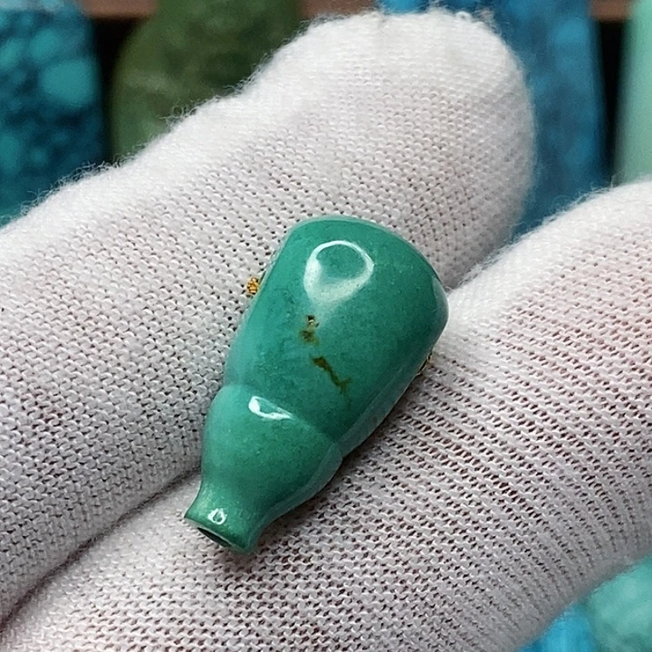 绿松石未镶嵌天然原矿 地大质检