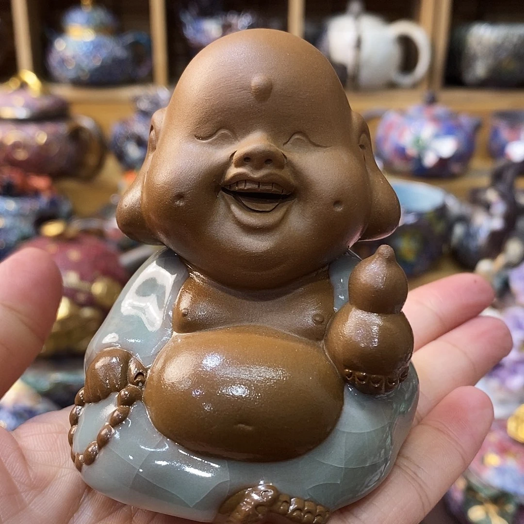 粗陶柴烧志野茶器