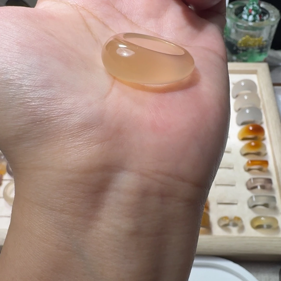 未镶嵌戒指玛瑙/玉髓710港18