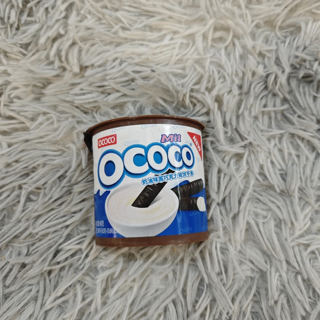 （两杯）菲律宾风味OCOCO奶油味酱巧克力味饼干条