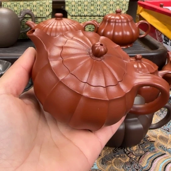 紫砂茶壶天**空宜兴紫砂如愿200c c