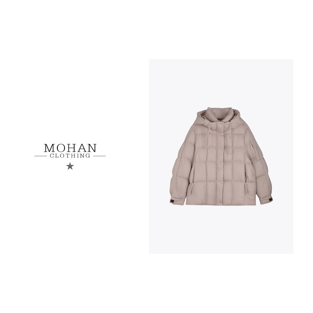 高奢时尚舒适防寒保暖百搭鸭绒羽绒服女PHB25107