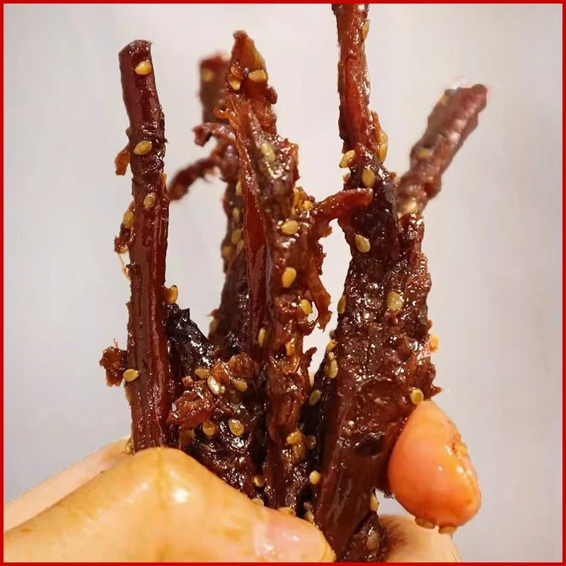 曾大爷鸭脖肉75g湖南特产香辣手撕风干鸭脖肉小吃独立有嚼劲零食