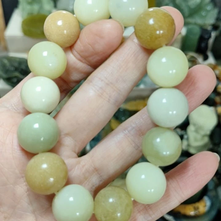 未镶嵌岫玉手串手串