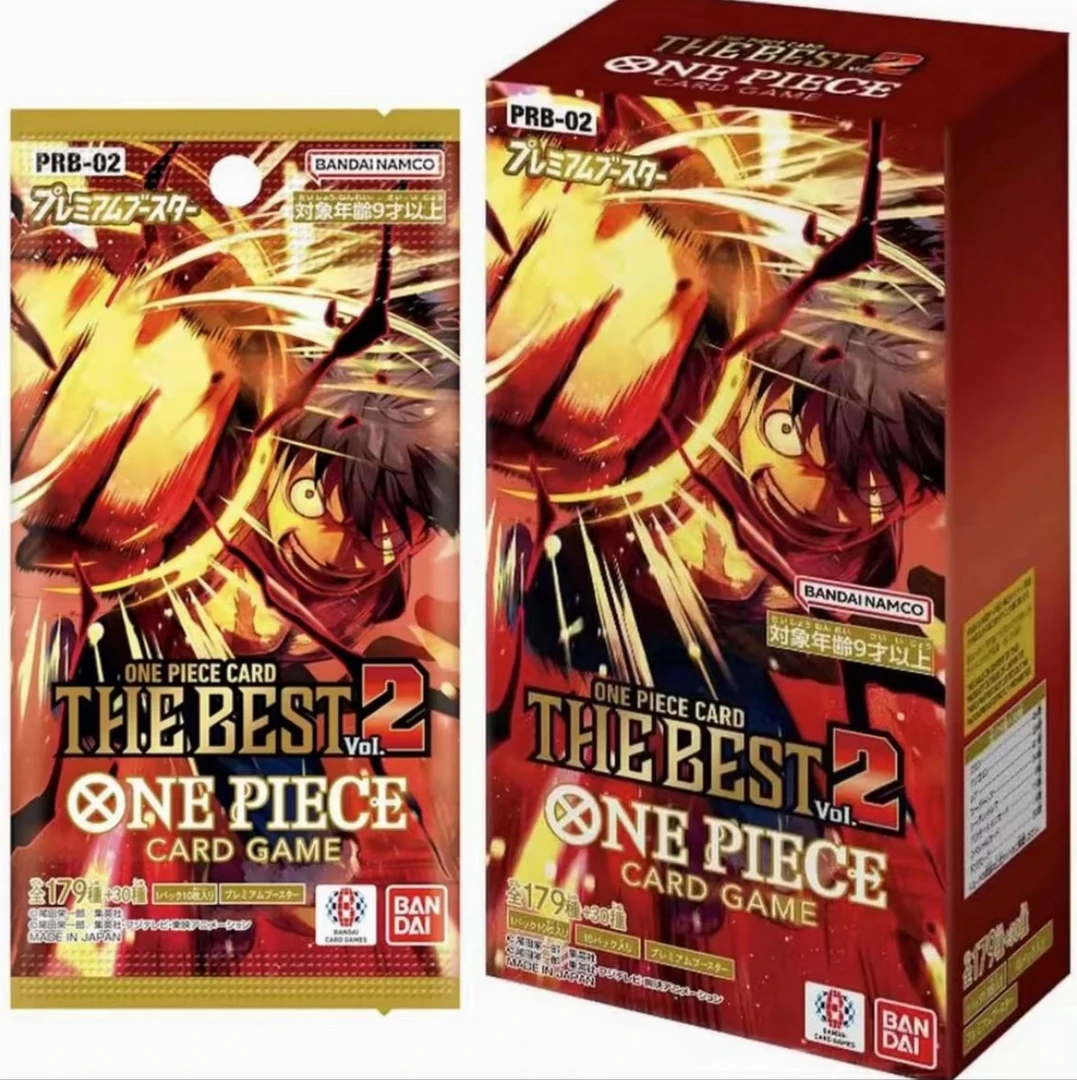 日版海贼王PRB02（散包/整盒）黄金盒原箱原盒收藏卡直播代拆
