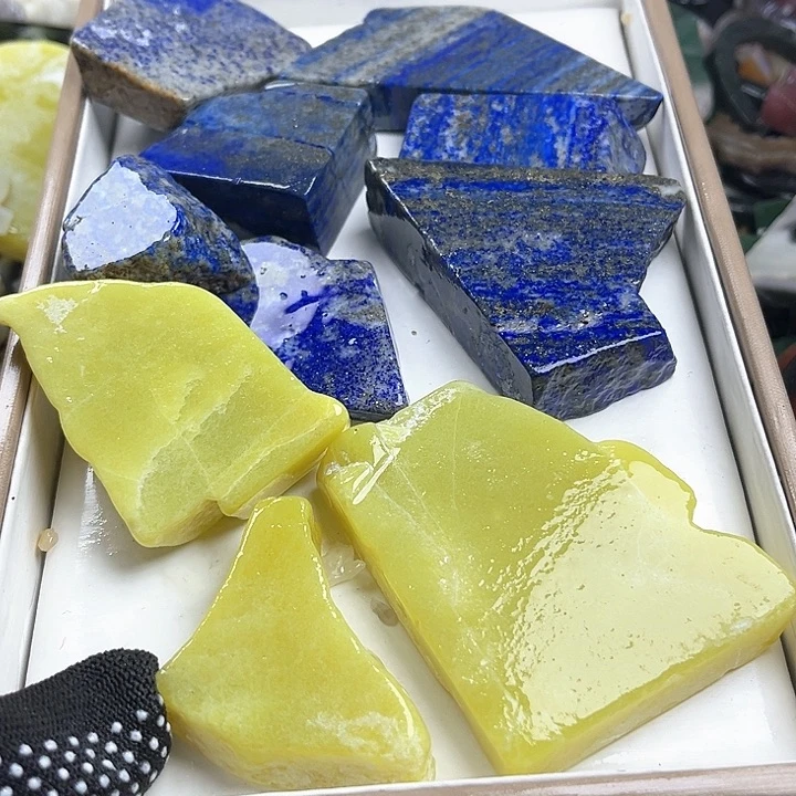 和田玉（糖玉）和田玉边角料9K金镶嵌唯****下