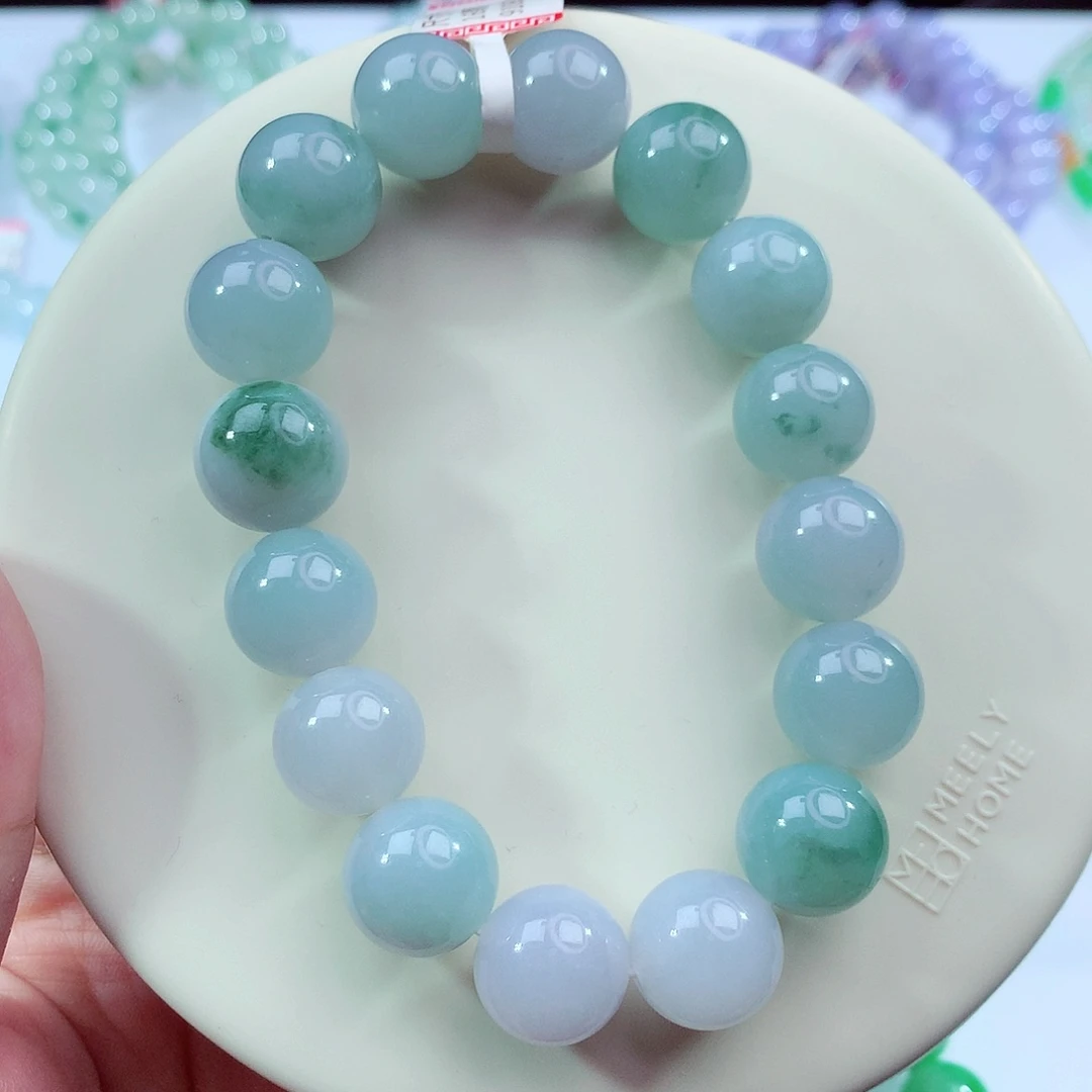 翡翠未镶嵌手链卡13