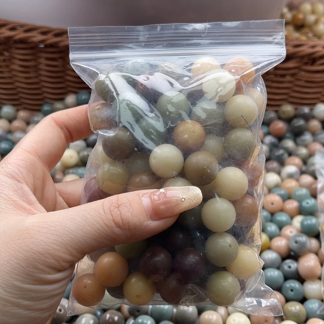 白玉菩提吊坠aaaa微瑕13mm/100颗