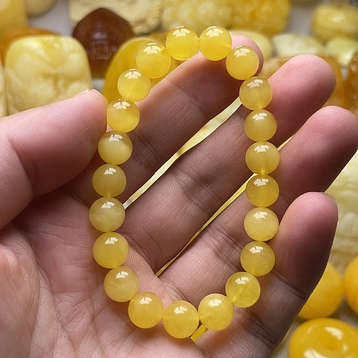琥珀颈饰未镶嵌琥珀蜜蜡吊坠