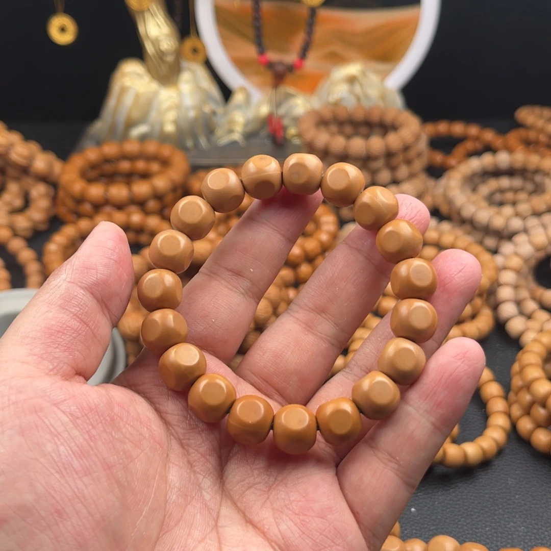 猴头核桃手串反油六方