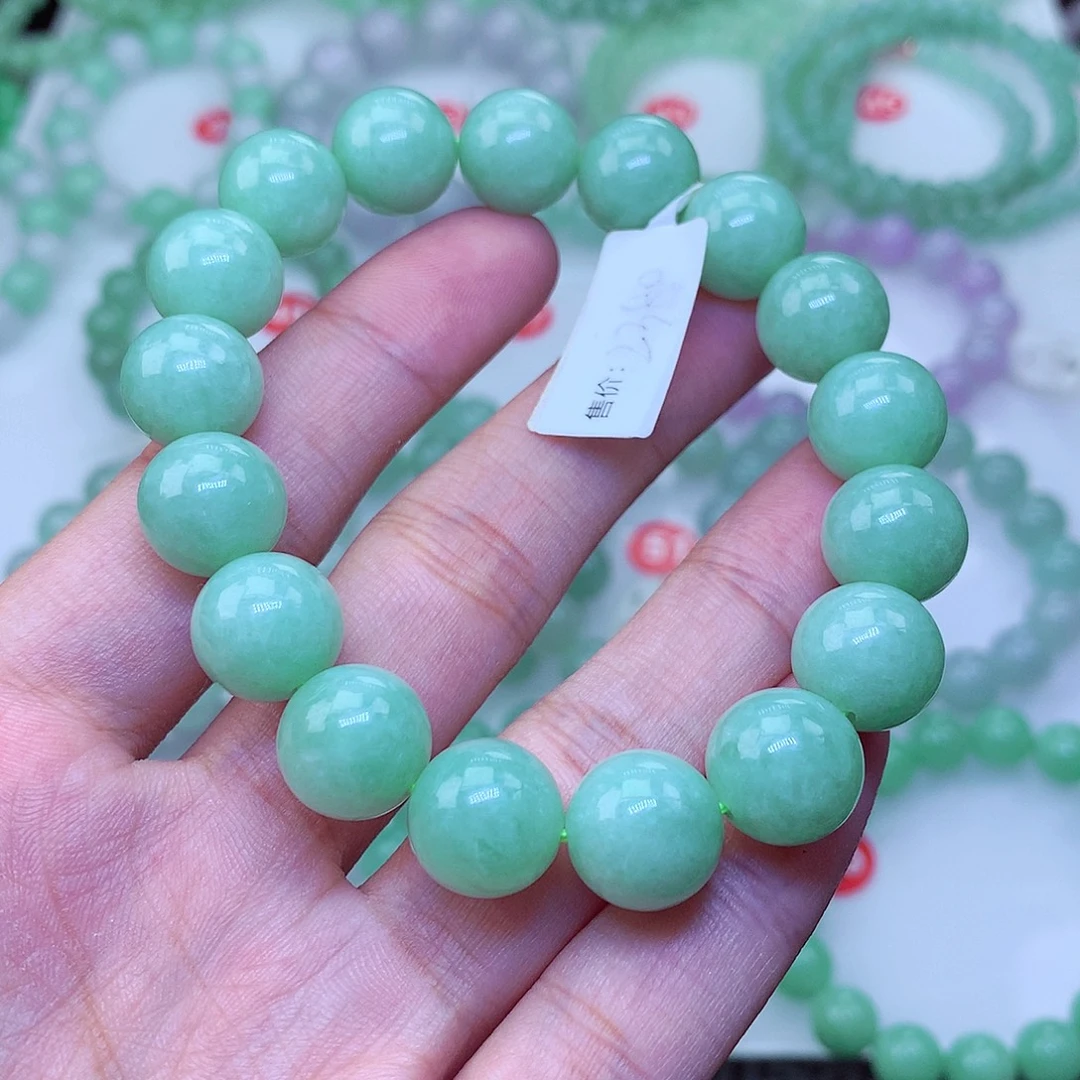 翡翠未镶嵌毛衣链卡12.5
