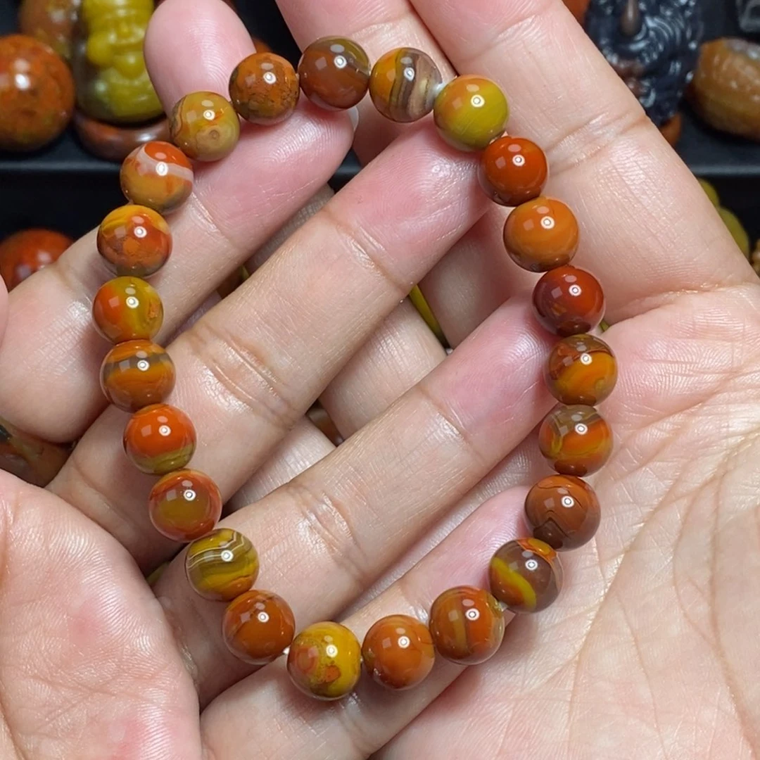 玛瑙/玉髓战国红未镶嵌木****