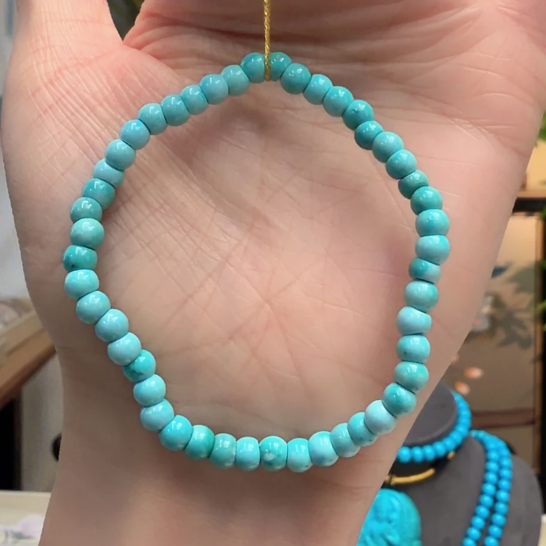 绿松石未镶嵌颈饰