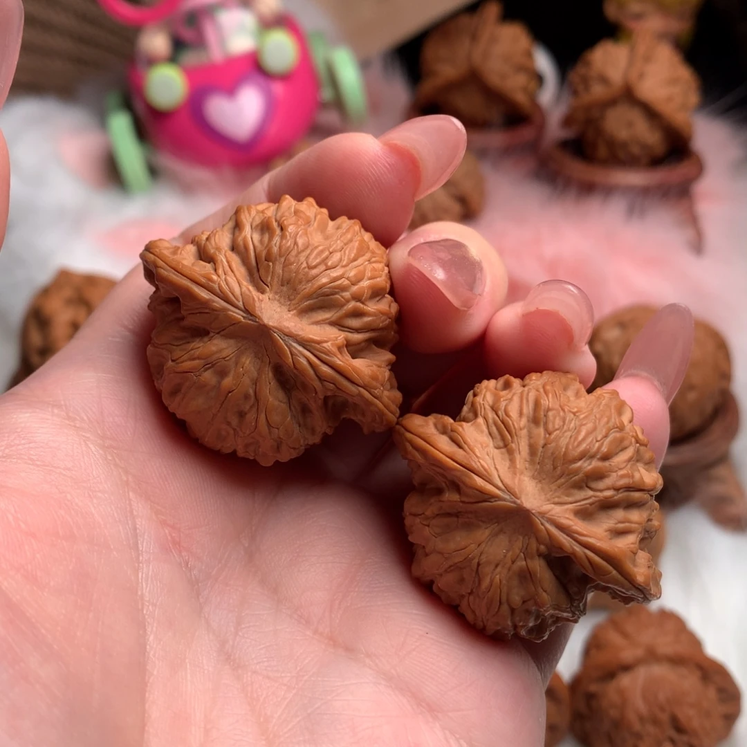 文玩核桃把件38磨盘