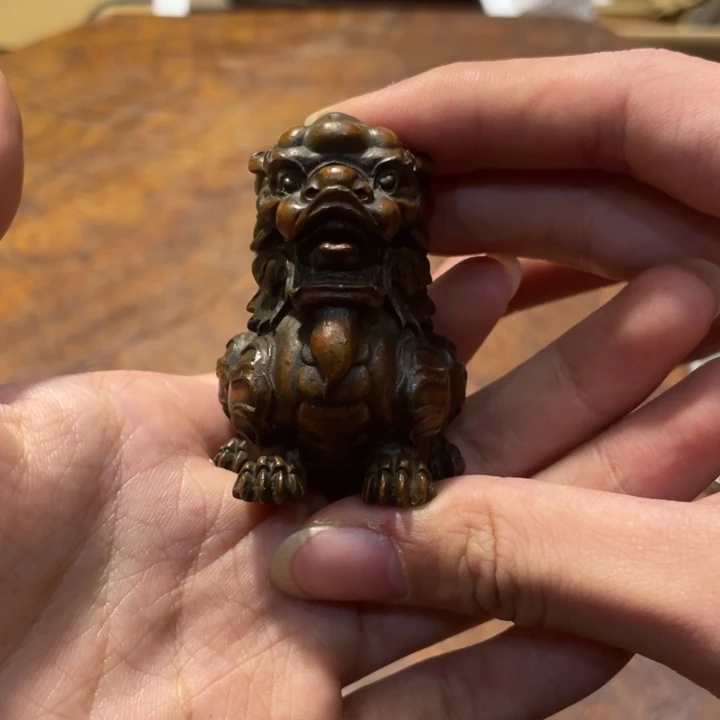 黄铜小六古美术工艺品