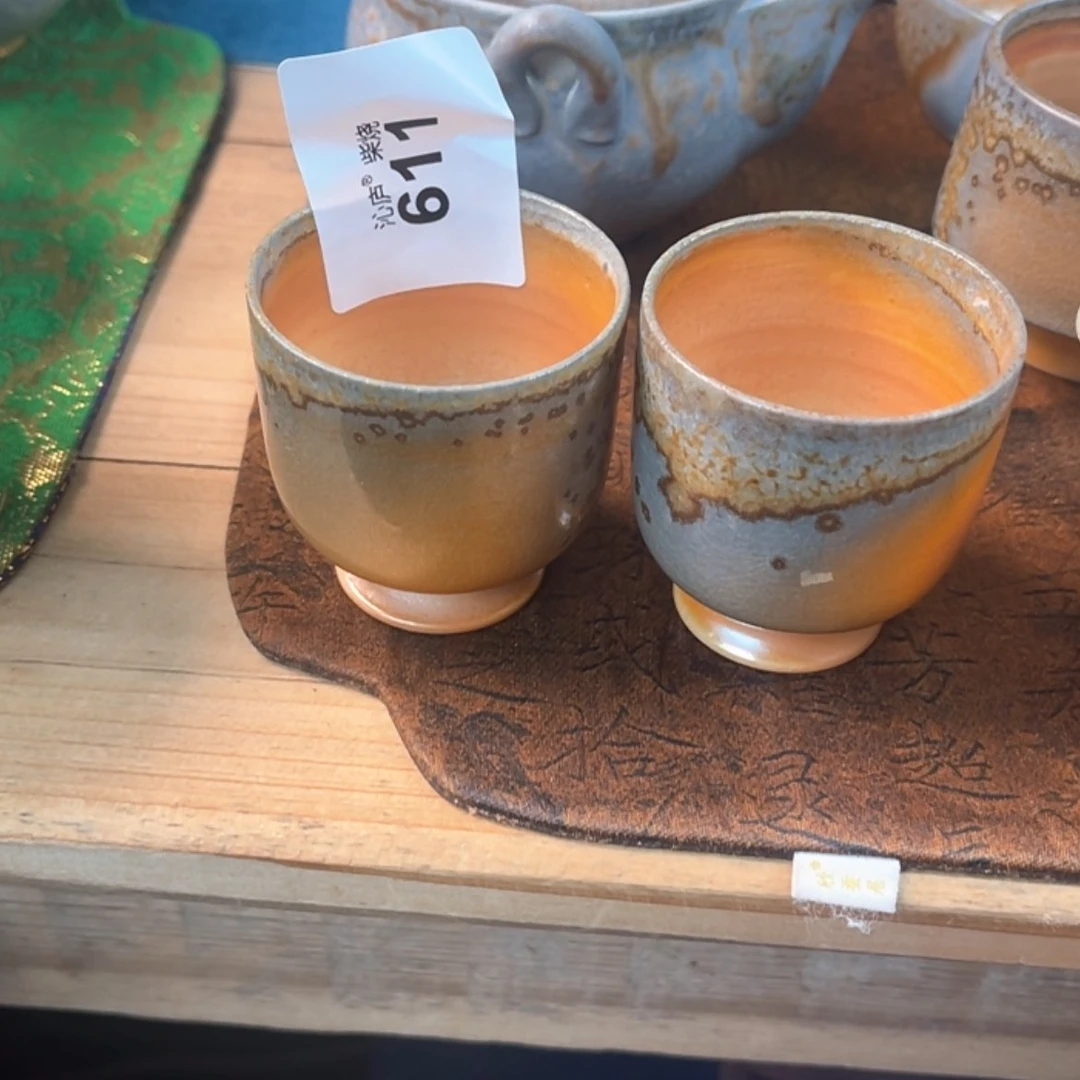 【闪购商品】6*o沁庐柴窑古法柴烧手工茶具