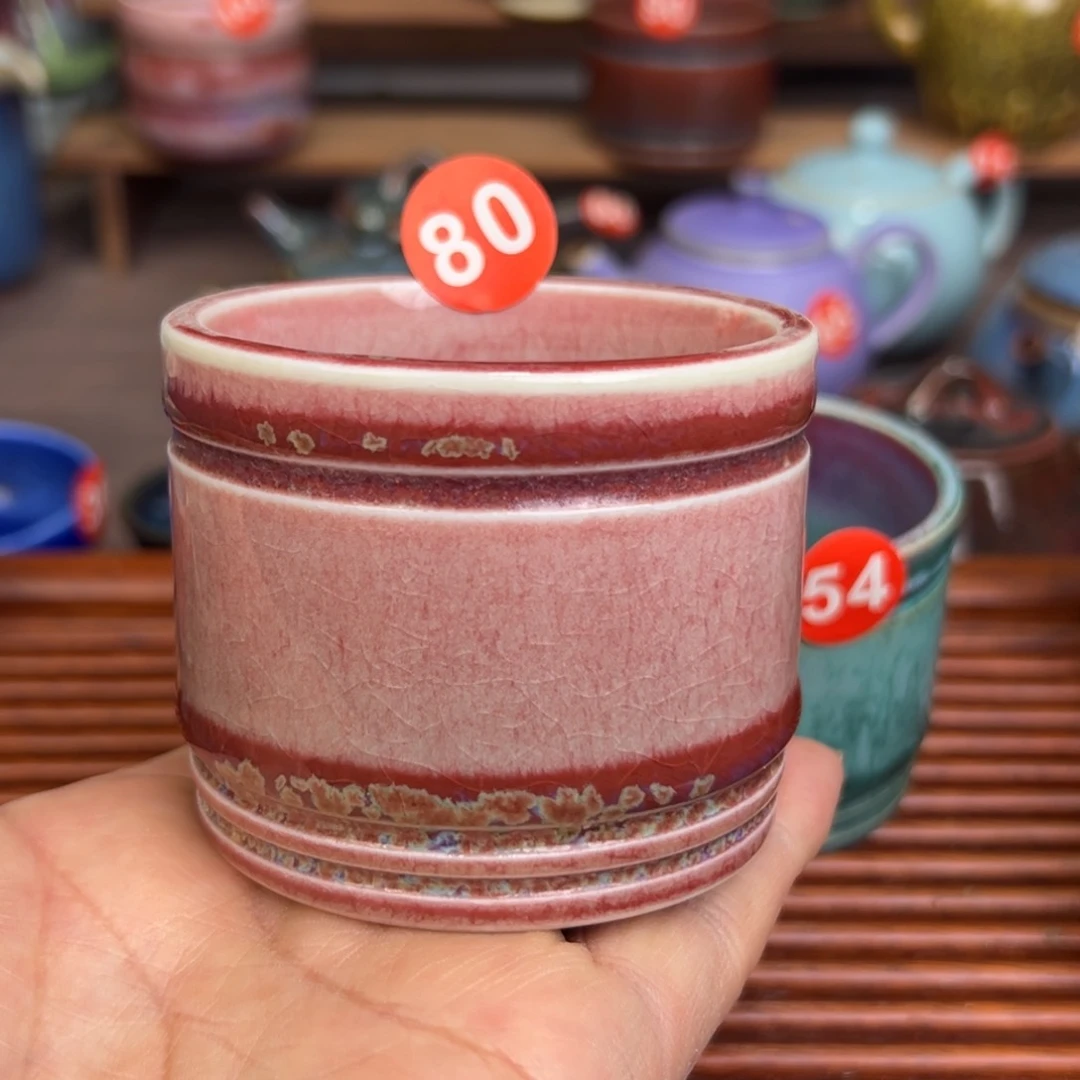 手工制作钧窑茶器